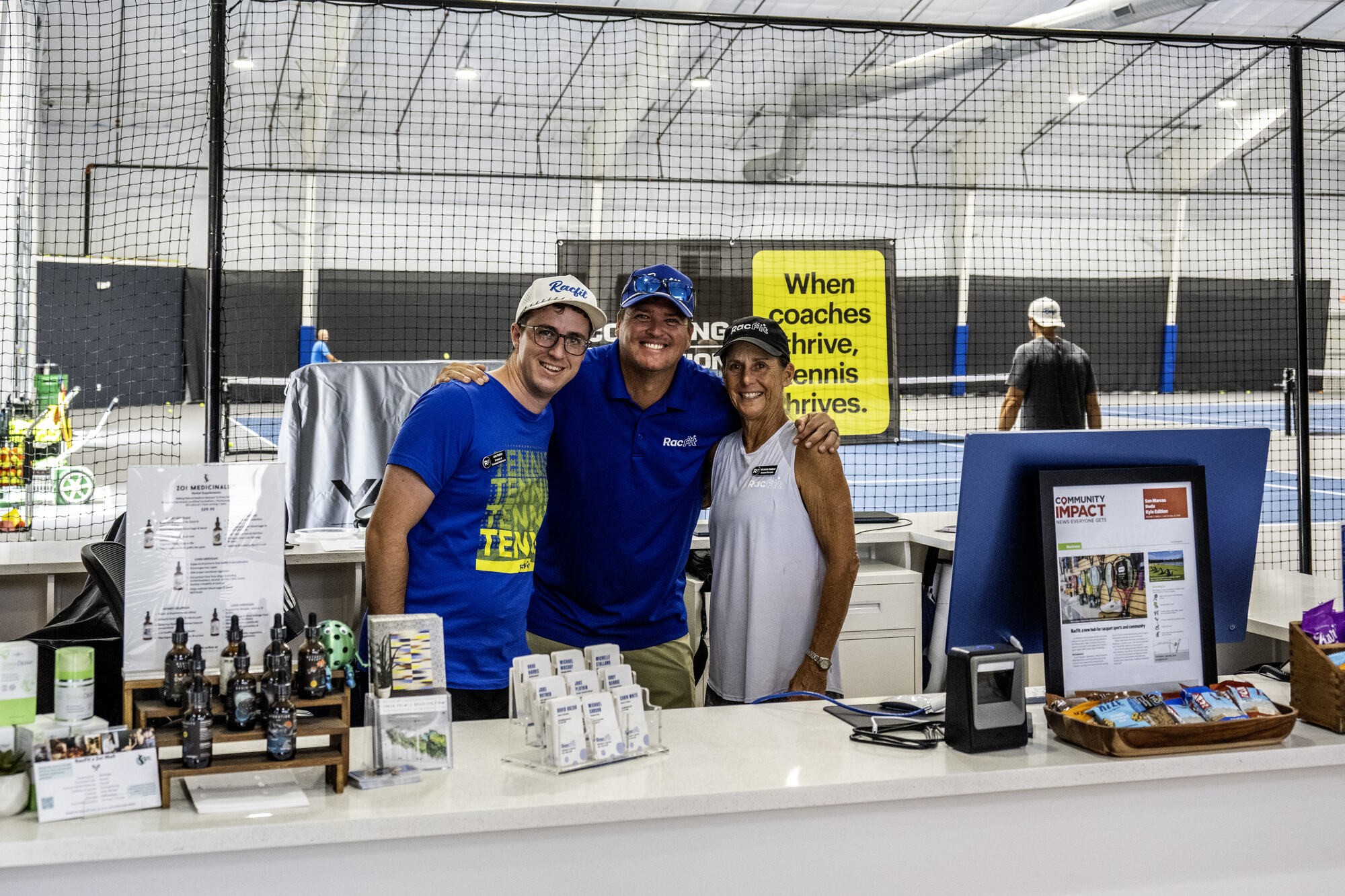 The Welcome Center at RacFit in Buda, Texas
